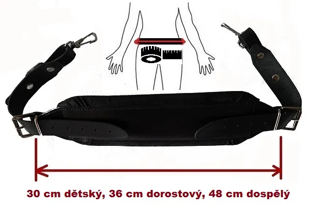 Bederní pás rozměry